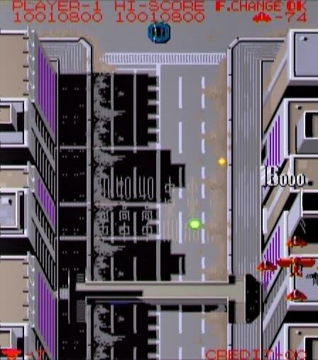 スクランブルフォーメーションAC版で1000万点、MSX2版で100万点 スクランブルフォーメーションAC版で1000万点、MSX2版で100万点