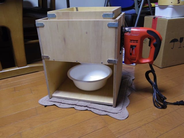 電動フルイを自作してみた （試作機1号） - そば切り 井月庵