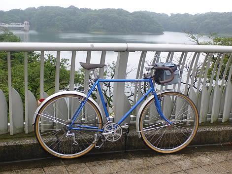 多摩湖　狭山湖　自転車