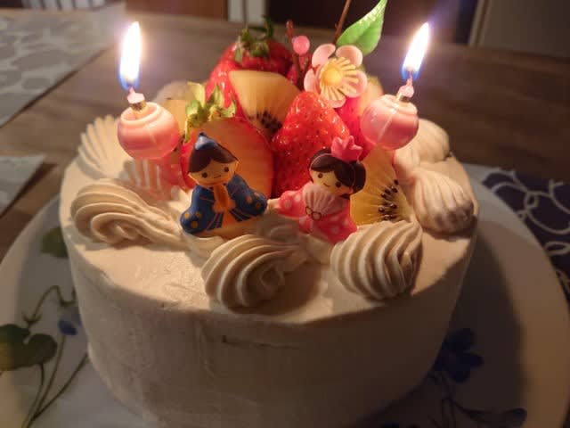 21 我が家のひなまつり 妻の手作りケーキ Welcome To M S World
