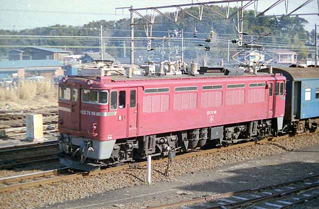 鉄道　番号プレート　ED7539 ED75 100[機番シリーズ100]後編 ～ ヒサシ付ラストナンバー | 重