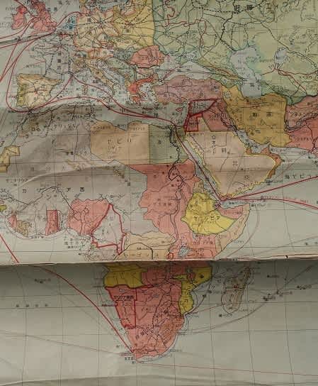 世界地図 狩人の道東放浪記