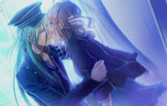 『AMNESIA(アムネシア)』主人公にキスをするウキョウ 『AMNESIA(アムネシア)』主人公にキスをするウキョウ画像