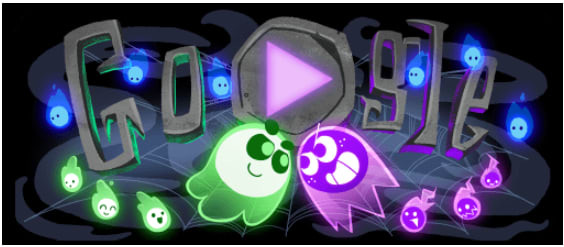 Googleのロゴ ハロウィン 18 Etoile