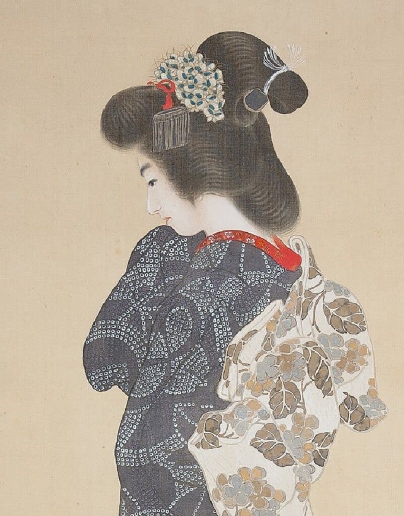 池田蕉圃 美人図 日本画 人物画 美人画 原画 絵画 骨董アンティーク 真作保証 池田蕉圃 美人図 日本画 人物画 美人画 原画 絵画 骨董