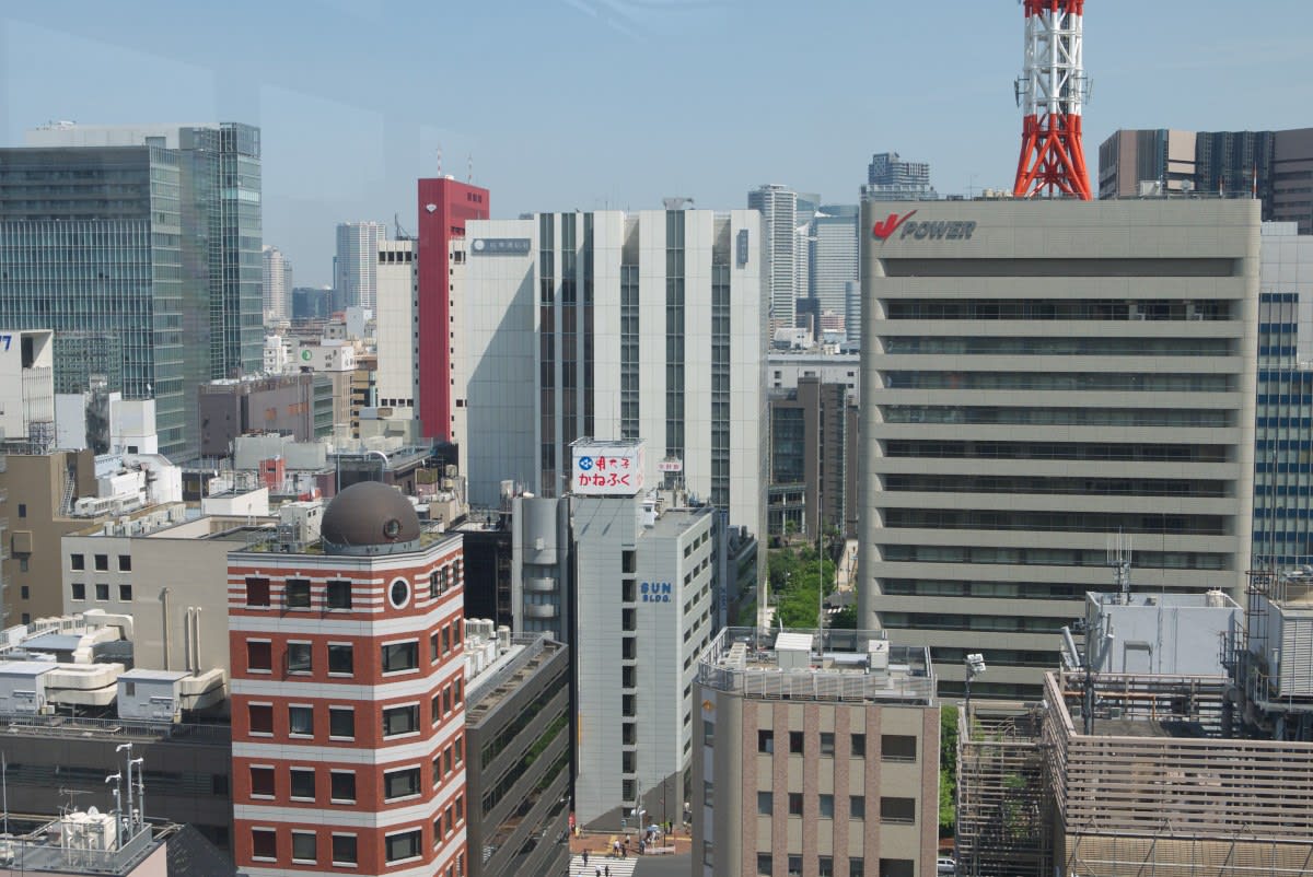 ５月の銀座シックス 屋上庭園内から眺める東京都心部一帯 ｐａｒｔ３ 緑には 東京しかない