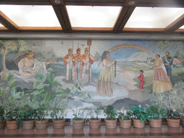 アルバート王子の壁画 ダウンタウン 森出じゅんのハワイ生活 アルバート王子の壁画 ダウンタウン 森出じゅんのハワイ生活