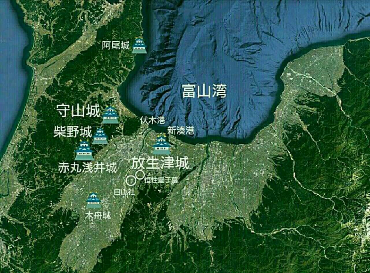 室町時代から戦国時代迄の 越中国 の統治 越中絵図 畠山家文書 赤丸米のふるさとから 越中のささやき ぬぬぬ