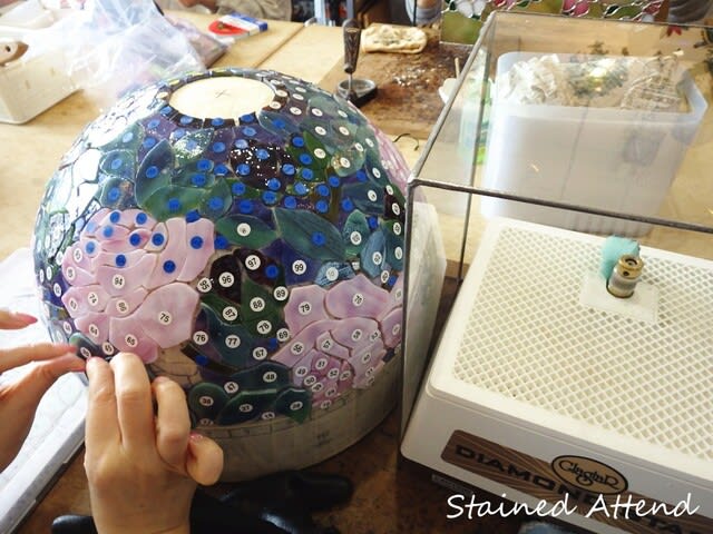 薔薇のティファニーランプ (05/16) - Stained Glass : Stained Attend