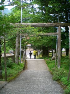 河童さん、tochikoさんの後ろ姿