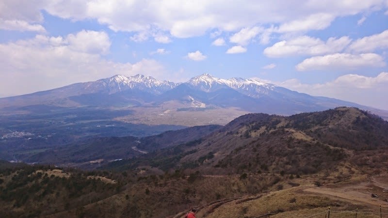 飯盛山から八ヶ岳を望む