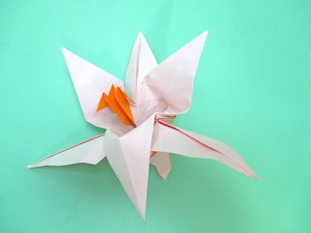 折り紙 百合 ゆり の折り方動画 創作折り紙の折り方