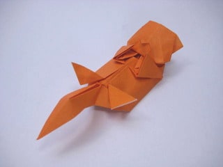 折り紙のラッコ 創作折り紙の折り方