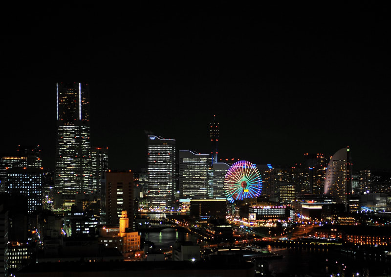 今日の夜景は 横浜マリンタワーから やっちゃんの写真館
