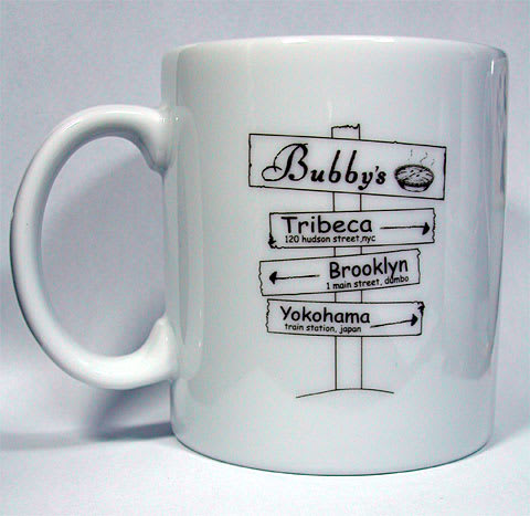 Bubby'sのロゴ入りマグ Bubby'sのロゴ入りマグ
