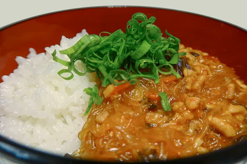 マーボ春雨丼 どうせ白ご飯に乗っけるので丼に 炎のクリエイター日記 マーボ春雨丼 どうせ白ご飯に乗っけるので丼に 炎のクリエイター日記