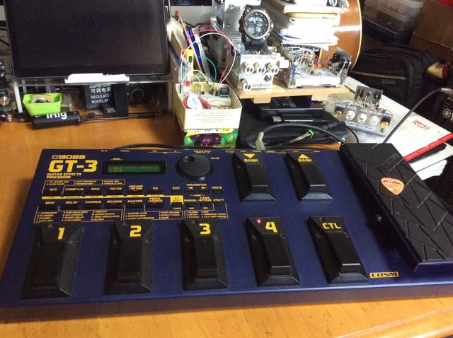 Boss GT3 久しぶりに出しました。 - エレアコ、エレキ