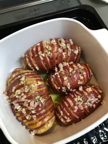 オーブンで焼く前 オーブンで焼く前