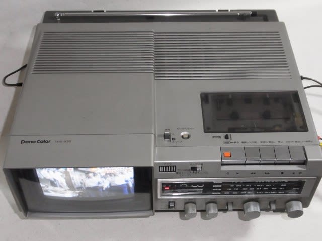 Pana Color, TH6-X30 ラテカセ (1980) - テレビ修理-頑固親父の修理日記