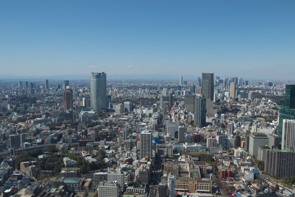 厳冬の東京タワー 特別展望台 標高２７０メートル からの眺め ｐａｒｔ３ 緑には 東京しかない