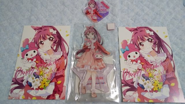 ゆるゆり サンリオキャラクターズ Premiumshop の名古屋が杉浦綾乃 Cv藤田咲 の誕生日だったので写真 思い付きブログ