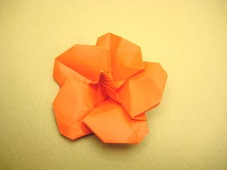 折り紙のハイビスカス 創作折り紙の折り方