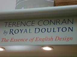TERENCE CONRAN by ROYAL DOULTON - impression