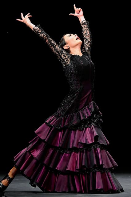 超美品のその他スポーツコンクールのフラメンコ衣装 ＊Vestido de flamenco para concurso