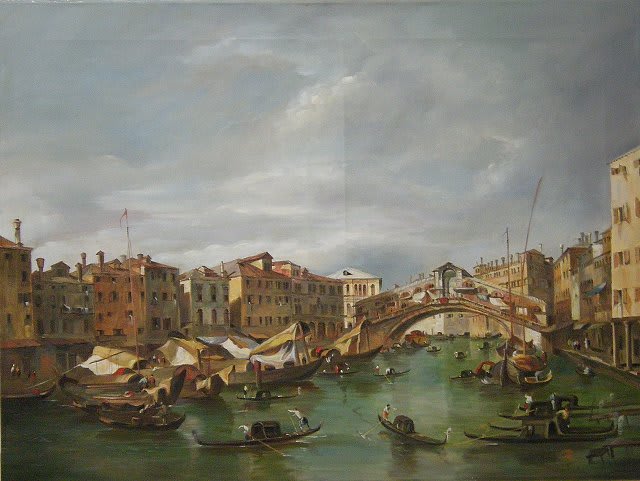 ヴェネチアの風景画1 ヴェネチアの風景画1