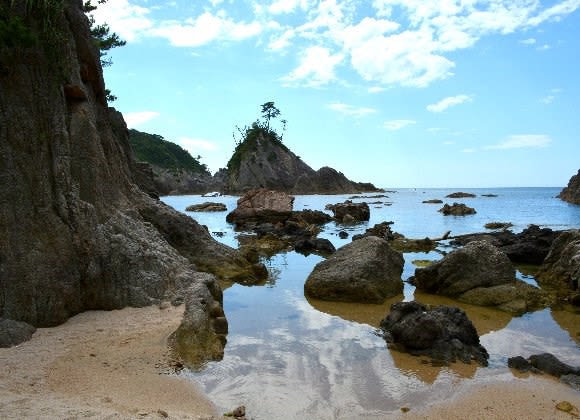 美しい海 鴨ヶ磯海岸 17 08 03 Hasyan の 旅の散歩道
