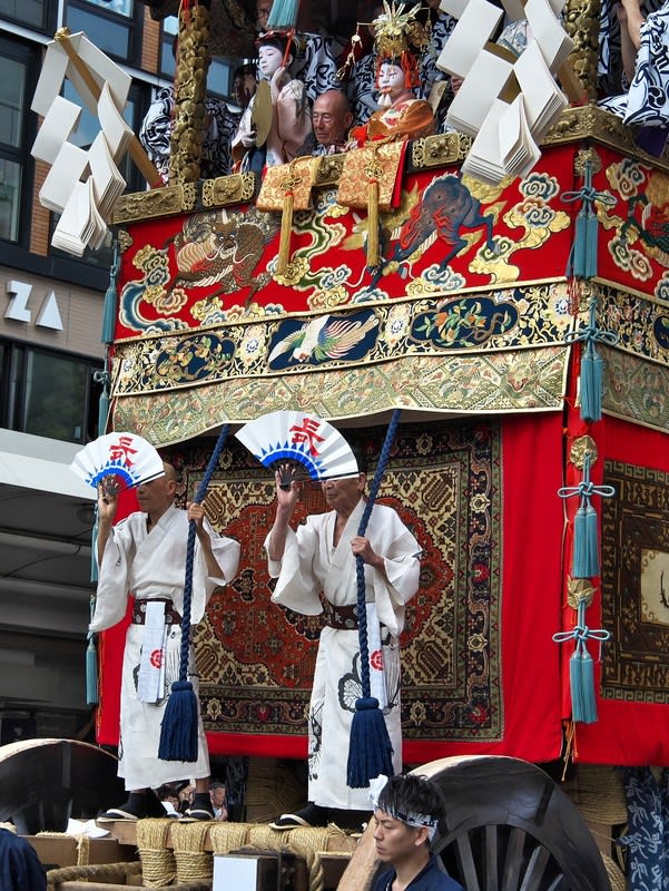 7月17日 祇園祭 山鉾巡行 ジョーとハイジ