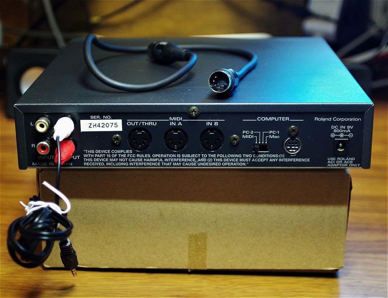 掘り出す Roland SC-88VL 音源モジュール - ☆航空無線とアマチュア無線のii-blog
