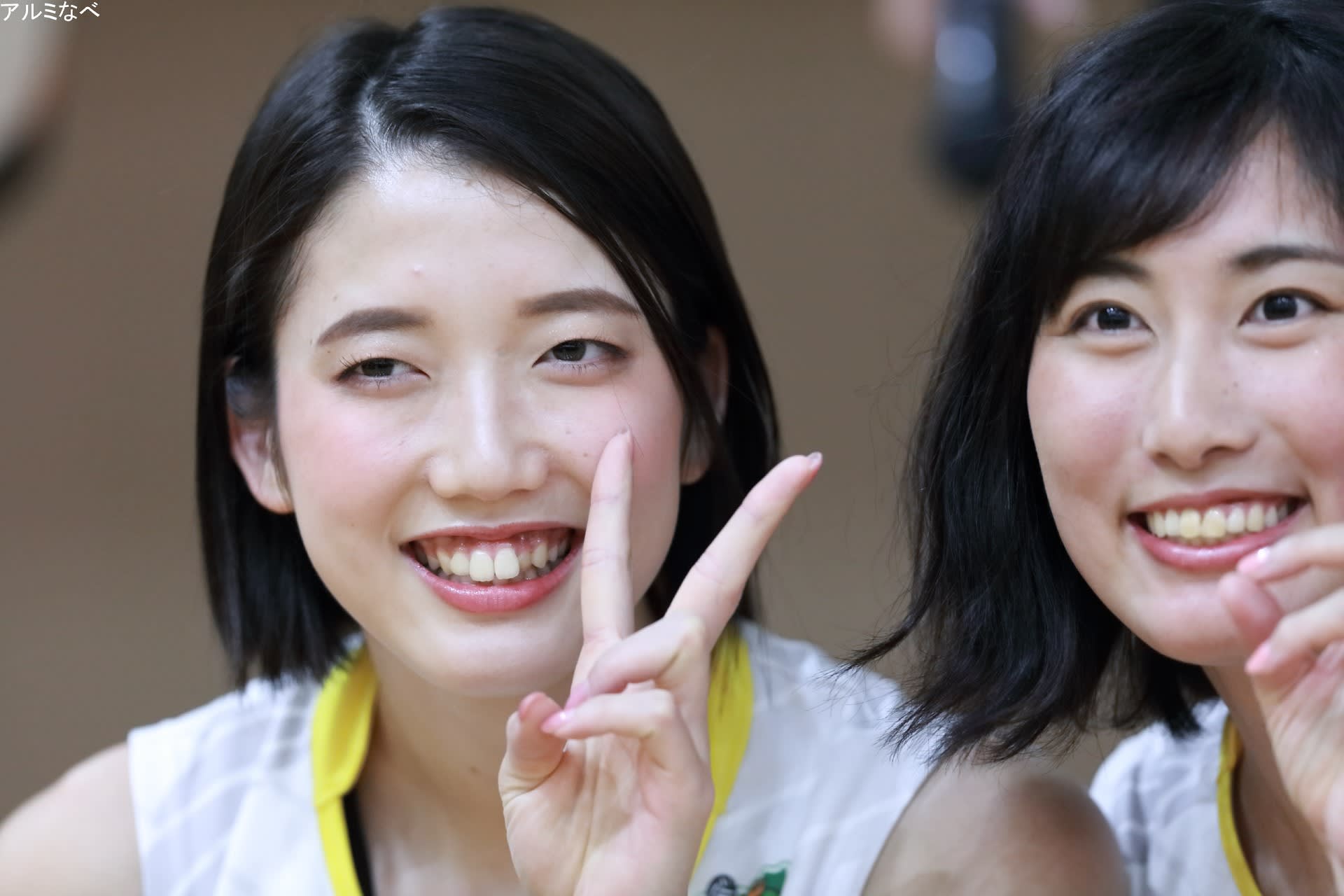 鈴木 日葵選手 胸いっぱいの アルミ鍋を