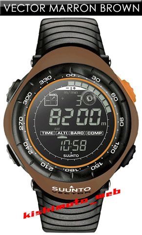 SUUNTO VECTOR 腕時計 MARRON BROWN SUUNTO スント「VECTOR（ヴェクター）・Marron Brown（マロン