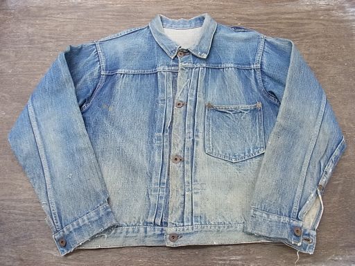 【新品未使用】【希少】LEVIS 1st ４つボタン大戦モデル　デニムジャケットカイハラ