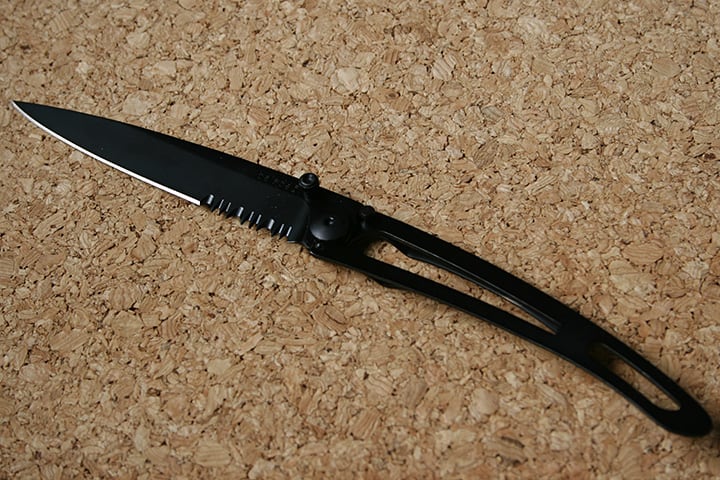 baladeo（バラデオ） ALL BLACK 34 GRAMS POCKET KNIFE (ECO130