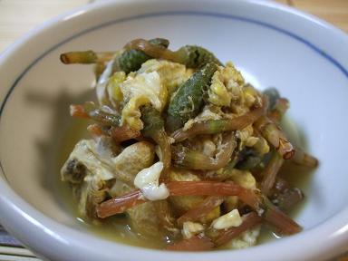 今年お初 つくしの卵とじと豚串 小太郎のまんぷく日記 今年お初 つくしの卵とじと豚串 小太郎のまんぷく日記