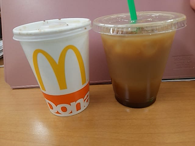 ブログ マクドナルドのアイスコーヒーが小さくなった D マックとコンビニのカップの大 広報邂逅記