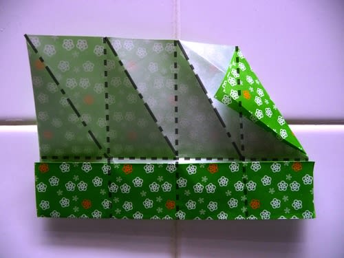 折り紙 六角形の箱 蓋 ２ 日々の感謝