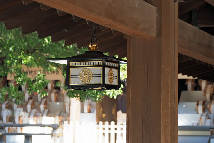 明治神宮の吊燈籠