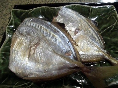 1252 松幸ランチ ヒラアジの煮付け2尾 クロムツの唐揚げ 刺身 気ままに 自由に 生きる