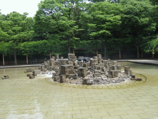 品川区民公園 くじらの噴水 時の流れの中で 品川区民公園 くじらの噴水 時の流れの中で