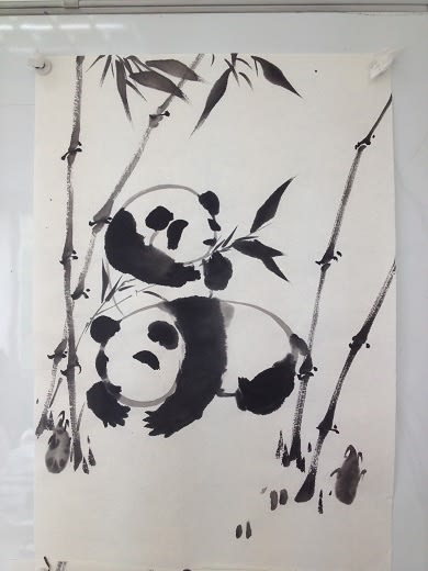水墨画教室 動物編 ５回目 Noriの楽しい中国蘇州生活 育児日記