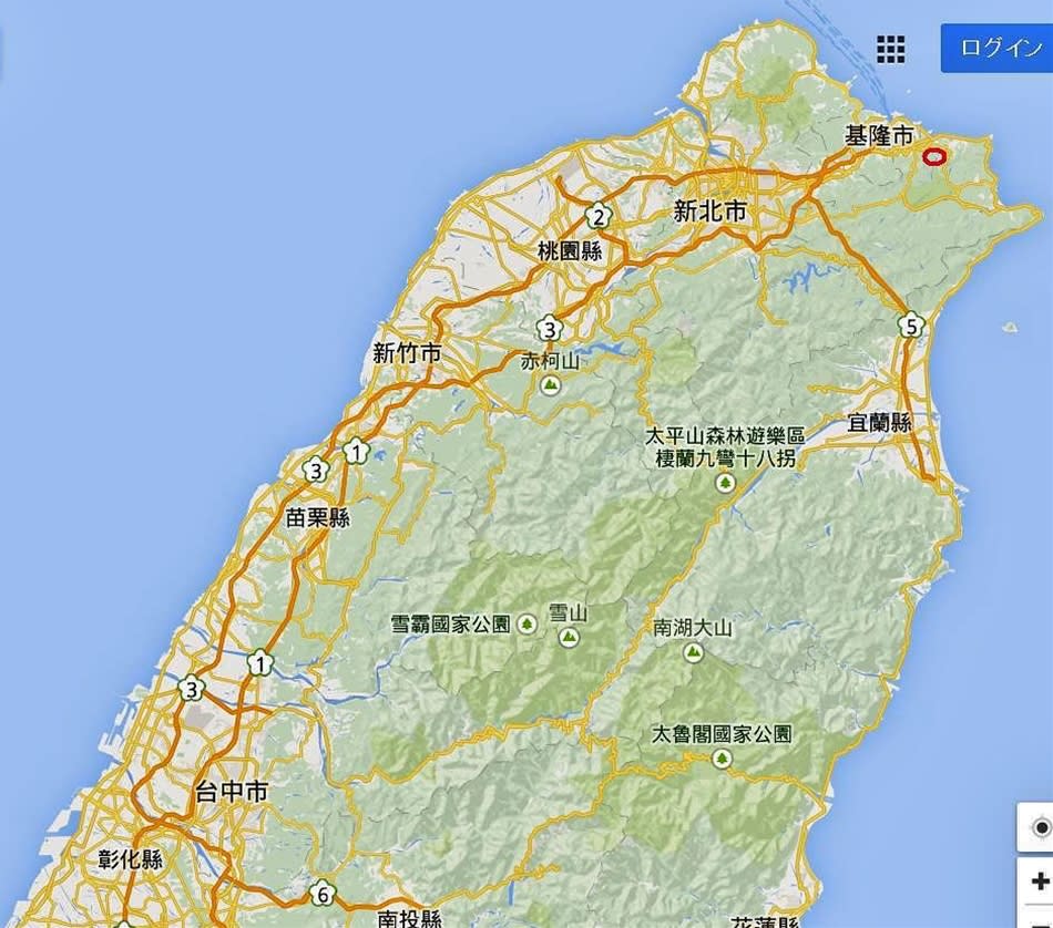 台湾北部地図 行ったのは台北 九份 台中 Jingshangの台湾への旅 立山日和