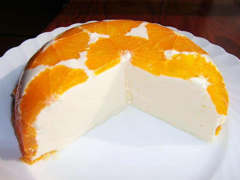 清見オレンジのレアチーズケーキ サン クッキングスクール