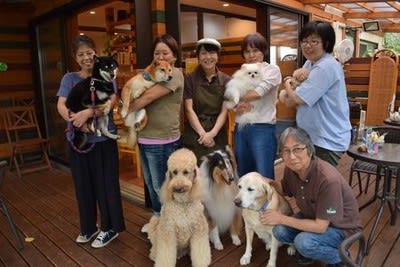 セラピー犬が待つ認知症カフェ 動物たちにぬくもりを