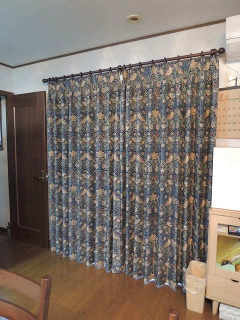 ウイリアムモリス「いちご泥棒」施工例! - インテリア イハラの