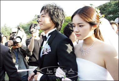 ハン ガインさん 結婚式の時２ 韓国芸能人の過去写真