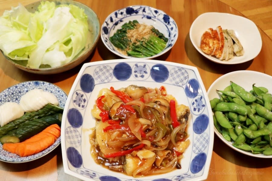 白身魚の甘酢あんかけ 気分しだいで食べりゃんせ
