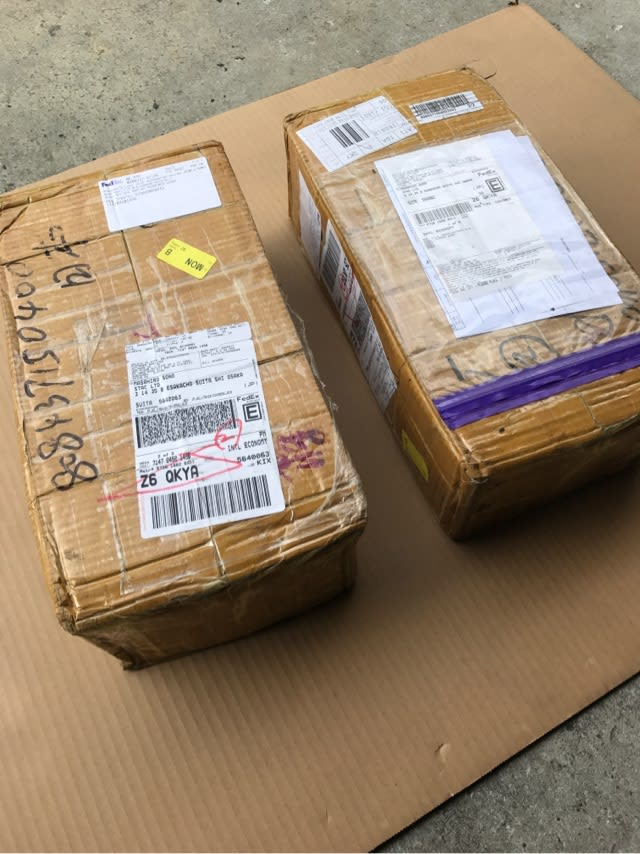 国際貨物fedex速いぞ クマクマ 進め クマ吉 何処へ行く アッチコッチだよ クマクマ